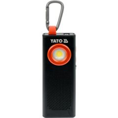 YATO LATARKA ROBOCZA 500LM, 2000MAH, GŁOŚNIK YT-08557