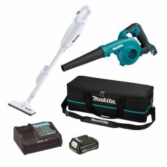 MAKITA ZESTAW ODKURZACZ 12V CL108FD +DMUCHAWA UB100D 1x2,0Ah TORBA CLX245SAX1 CLX245SAX1