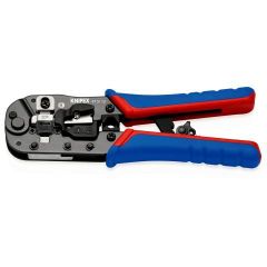 KNIPEX SZCZYPCE DO ZAGNIATANIA DŹWIGNIOWE DO WTYKÓW TELEFONICZNYCH TYPU WESTERN RJ 45 975113