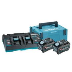 MAKITA ZESTAW ZASILAJĄCY 40V XGT (BL4050Fx2+DC40RB) 191U13-9