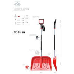 PROSPERPLAST ŁOPATA DO ŚNIEGU SNOWER 55 ALUTUBE IAR55TB-R444