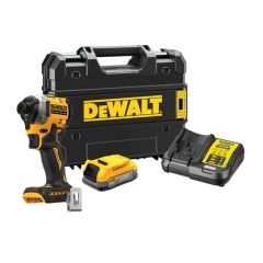 DEWALT ZAKRĘTARKA UDAROWA 18V 208Nm 1x1,7Ah POWERSTACK DCF850E1T DCF850E1T-QW