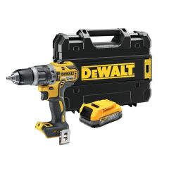 DEWALT WIERTARKO-WKRĘTARKA UDAROWA 18V 70/27Nm 1x1,7Ah POWERSTACK TSTAK DCD796E1T DCD796E1T-XJ