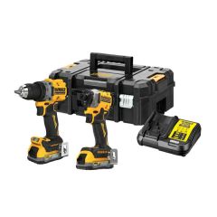 DEWALT ZESTAW COMBO 18V WKĘTARKA DCD800 + ZAKRĘTARKA DCF850 2x1,7Ah POWERSTACK DCK2051E2T DCK2051E2T-QW