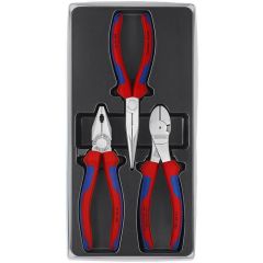 KNIPEX ZESTAW SZCZYPIEC DO PRAC SERWISOWYCH 3szt. 0305180/2615200/7405180 002011V01