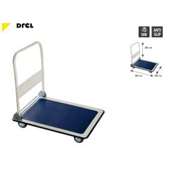 DREL WÓZEK MAGAZYNOWY 4-KOŁOWY 300KG PLATFORMA 90x60cm CON-DTT-9986