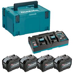 MAKITA ZESTAW ZASILAJĄCY 40V XGT (BL4080Fx4+DC40RB) 1910A8-3