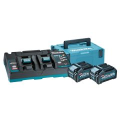 MAKITA ZESTAW ZASILAJĄCY 40V 2x4,0Ah XGT (BL4040x2+DC40RB) 191U00-8