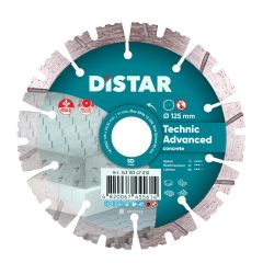 DISTAR TARCZA DIAMENTOWA 125mm x 2,2mm x 22,23mm TECHNIC ADVANCE 14315347010