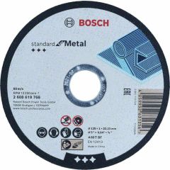 BOSCH TARCZA MET.125mm x 1,0mm x 22mm STANDARD FOR METAL 2608619768