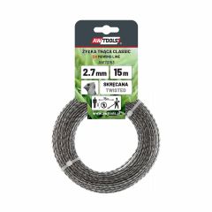 AWTOOLS ŻYŁKA TNĄCA CLASSIC 2,7x15m/SKRĘCANA AW70153