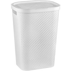 CURVER KOSZ NA BIELIZNĘ INFINITY RECYCLED 60L   /BIAŁY 245680