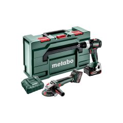 METABO.ZESTAW COMBO 18V 2.9.4 (BS 18 LT BL + WB 18 LT BL 11-125 QUICK) 2x5,2Ah METABOX 685208650