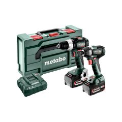 METABO.ZESTAW COMBO 18V 2.8.4 (BS 18 LT BL + SSD 18 LT 200 BL) 2x5,2Ah METABOX 685196000