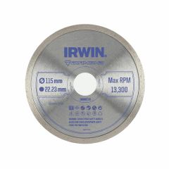 IRWIN TARCZA DIAMENTOWA 115mm x 22,23mm / PEŁNA do płytek podłogowych i ściennych IW8087101