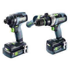 FESTOOL WIERTARKA + ZAKRĘTARKA ZESTAW TID 18 5,0/4,0-Set TPC 18/4 577654