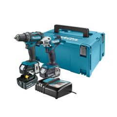 MAKITA ZESTAW COMBO 18V DLX2339JX1 (DDF482+DTD156) 3x5,0Ah MAKPAC DLX2339JX1