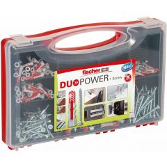 FISCHER ZESTAW KOŁKÓW REDBOX DUOPOWER+WKRĘTY 280szt. 536091