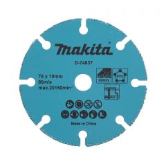 MAKITA TARCZA UNIWERSALNA 76mm Z GRYSEM Z WĘGLIKA SPIEKANEGO D-74837