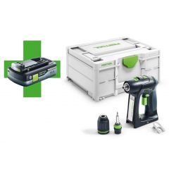 FESTOOL WIERTARKO-WKRĘTARKA C 18-BASIC-4,0 577050