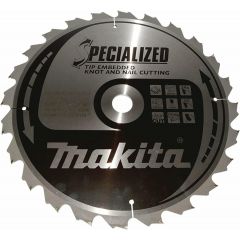 MAKITA PIŁA TARCZOWA  355x30x24z SPECJALIZED DREWNO (Z GWOŹDZIAMI I SĘKAMI) B-33087