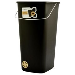 KEDEN KOSZ NA ŚMIECI COMPACTA Q BASIC - CZARNY RECYKLING* NSAB25U-S411