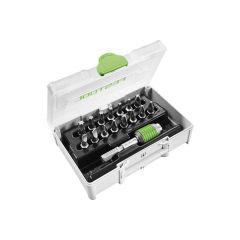 FESTOOL KOŃCÓWKI ŚRUBOKRĘTOWE kpl.15szt. + UCHWYT SYS3 XXS CE-MX BHS 60 205822