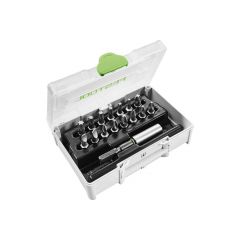 FESTOOL KOŃCÓWKI ŚRUBOKRĘTOWE kpl.15szt. + UCHWYT SYS3 XXS CE-MX BH 60 205825