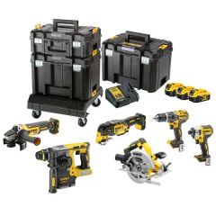 DEWALT ZESTAW COMBO 18V DCK685P3T (DCD796+DCF887+DCH273+DCG405+DCS570+DCS355) 3x5,0Ah TSTAK DCK685P3T-QW