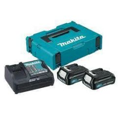 MAKITA ZESTAW ZASILAJĄCY 12V 2x2,0Ah (BL1021Bx2+DC10SB) MAKPAC 197658-5