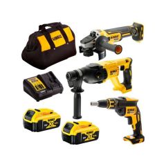 DEWALT.ZESTAW COMBO 18V DCK304P2 (DCH133+DCG405+DCF620) 2x5,0Ah DCK304P2-QW