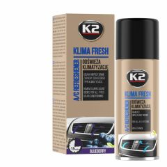 K2 ODŚWIEŻACZ KLIMA FRESH BLUEBERRY 150 ML K222BB