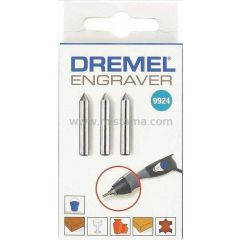 DREMEL BIT WĘGLOWY DO GRAWEROWANIA 3szt. 26159924JA