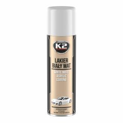 K2 AKRYLOWY LAKIER, SZYBKOSCHNĄCY. LAKIER AKRYLOWY BIAŁY MATT 500ML 500ML L342