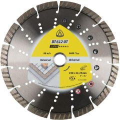 KLINGSPOR TARCZA DIAMENTOWA SEGMENTOWA 125mm x 2,4mm x 22,2mm  DT612UT Z ODSADZENIEM/DO PODCINANIA 383486