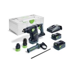 FESTOOL MŁOTOWIERTARKA KHC 18 5,0 EBI-PLUS 2x5,0Ah 3-F 577448