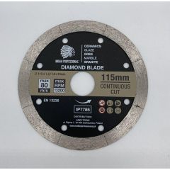 TARCZA DIAMENTOWA 115mm x 1,6mm x 22,2mm CONTINUOUS CUT  /INDIAN PROFESSIONAL IP7785