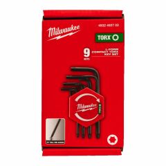 MILWAUKEE KLUCZ TORX ZESTAW KOMPAKTOWY 9szt. 4932492703