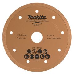 MAKITA TARCZA DIAMENTOWA 125mm x 20mm PEŁNA DO DCC500,4101RH B-21951