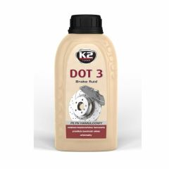 K2 PŁYN HAMULCOWY DOT3 Z CERTYFIKATEM. DOT 3 0,25 250ML T123