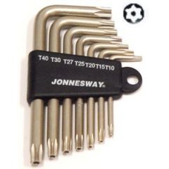 JONNESWAY KLUCZ TORX TYP "L" KOMPLET  7cz. OTWÓR    H08MT07S