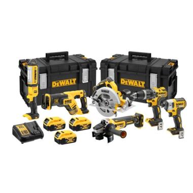 DEWALT ZESTAW COMBO 18V 6 - ELEMENTOWY + 3 x 5,0Ah + 2x DS300 DCK623P3 DCK623P3-QW